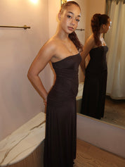 Abbott Kinney Dress in Coffee