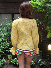 Riby Blouse in Yellow