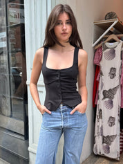 Elyse Tank Top in Black
