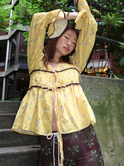 Riby Blouse in Yellow