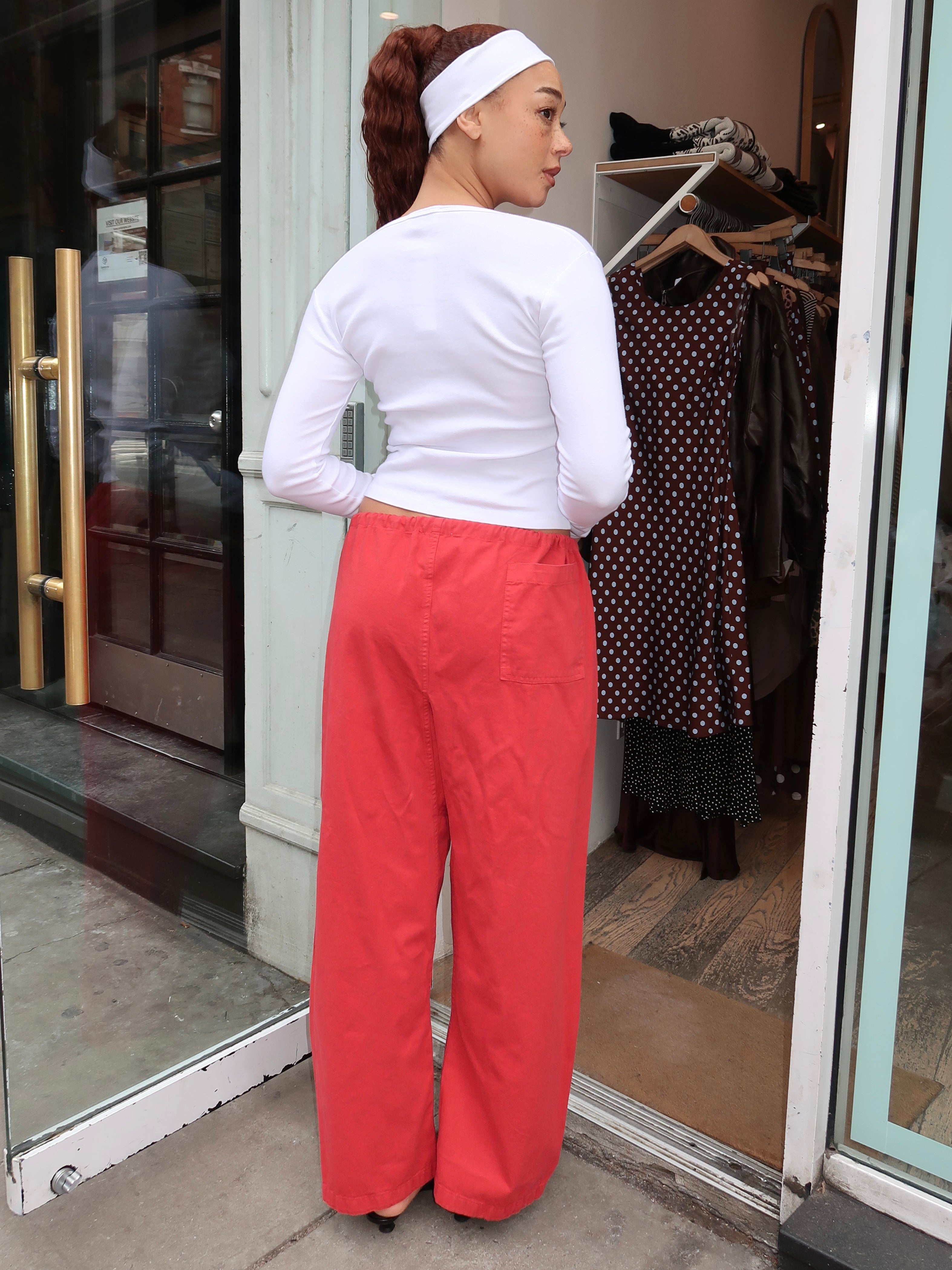 Lou Pant in Tomate