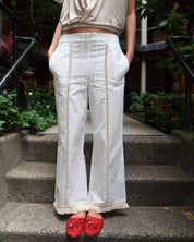 Savina Pant in Ecru