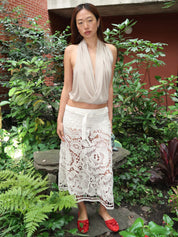 Wells Skirt in Ecru