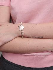 Star Charm Bracelet in Silver