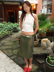 Estelle Skirt in Green