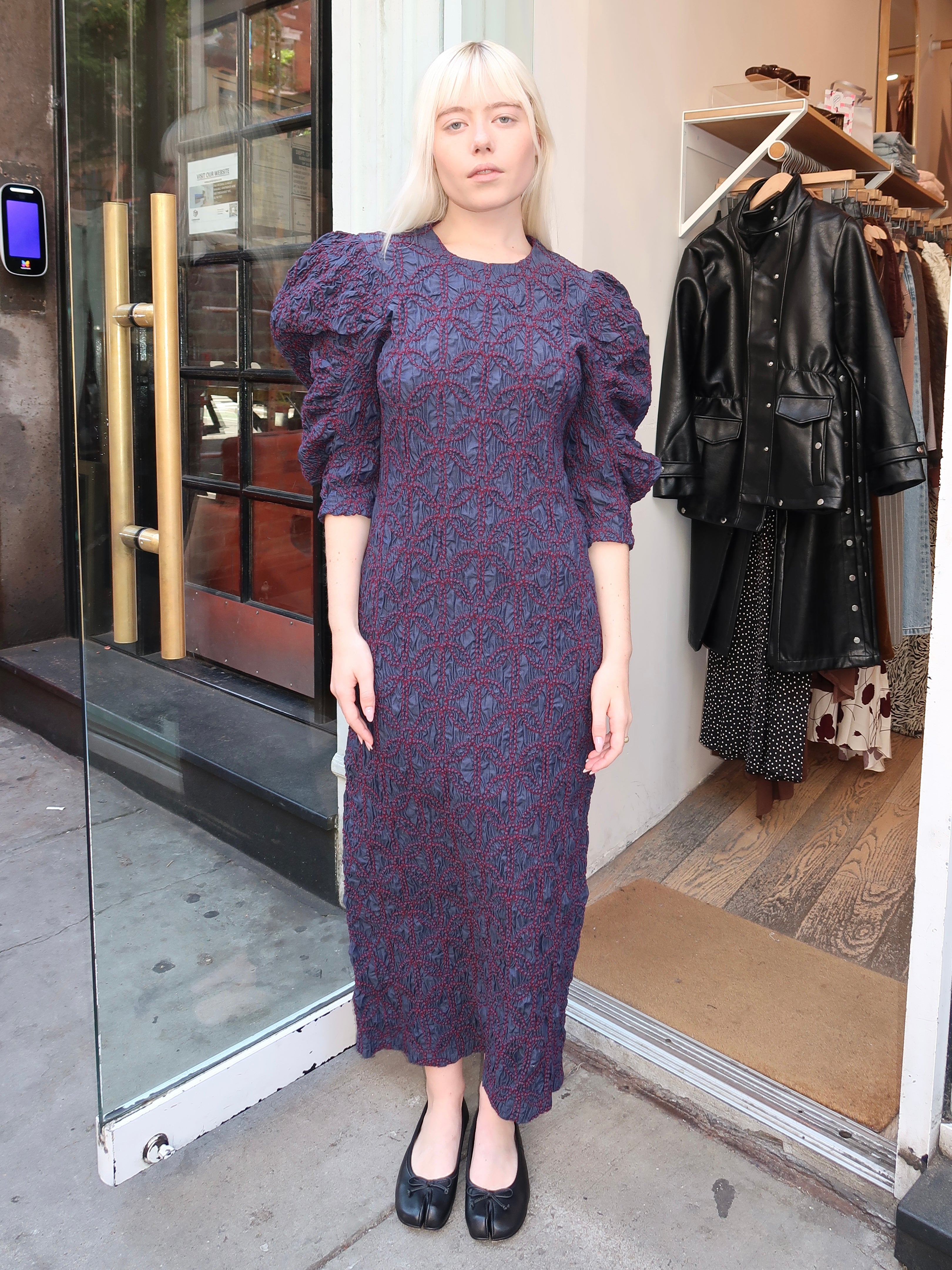 Blythe Dress in Navy