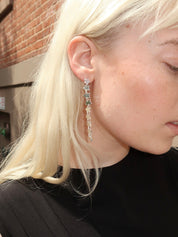 Starfall Earrings in Silver