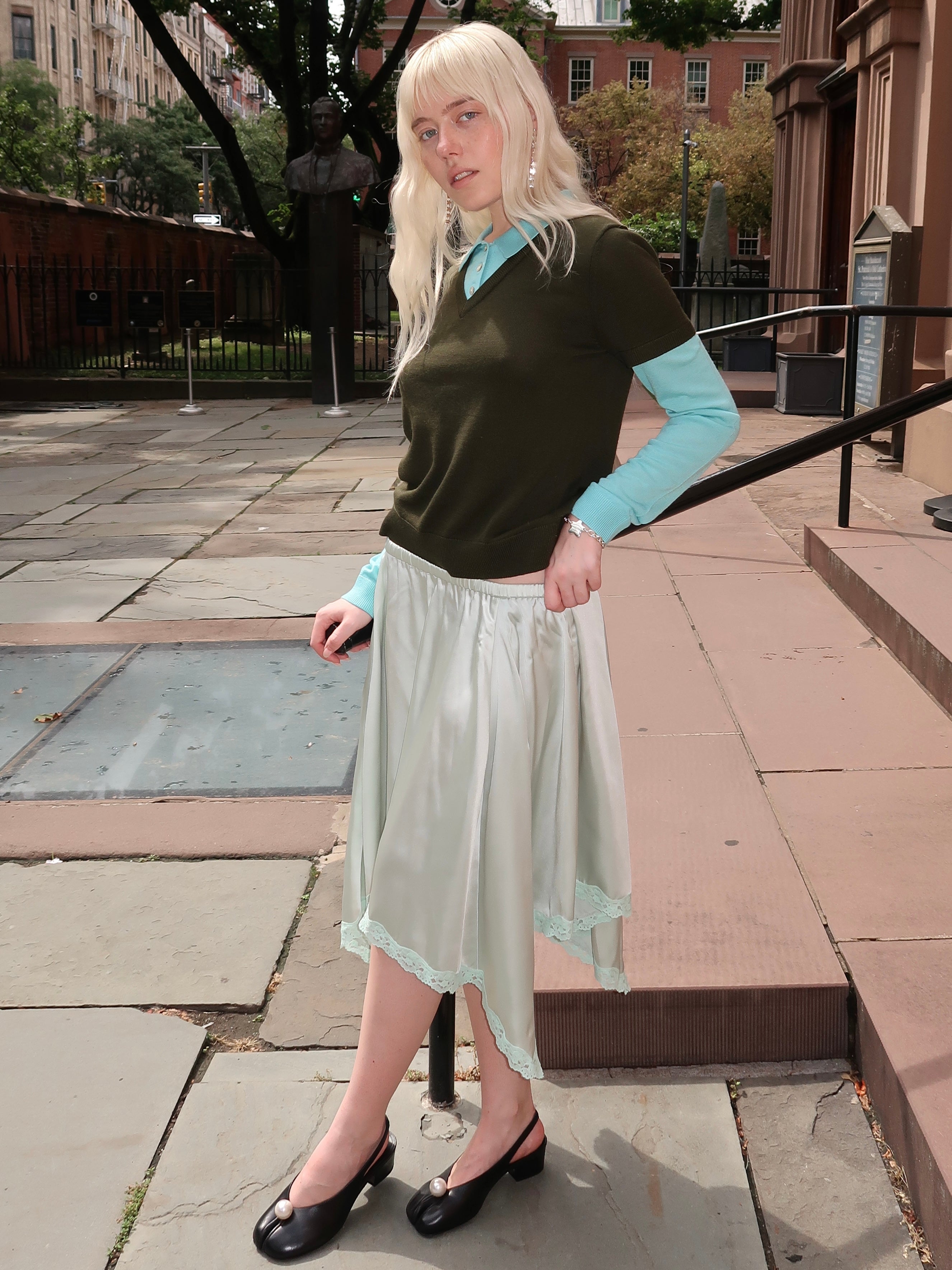 Sophie Skirt in Ice Blue