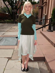 Sophie Skirt in Ice Blue