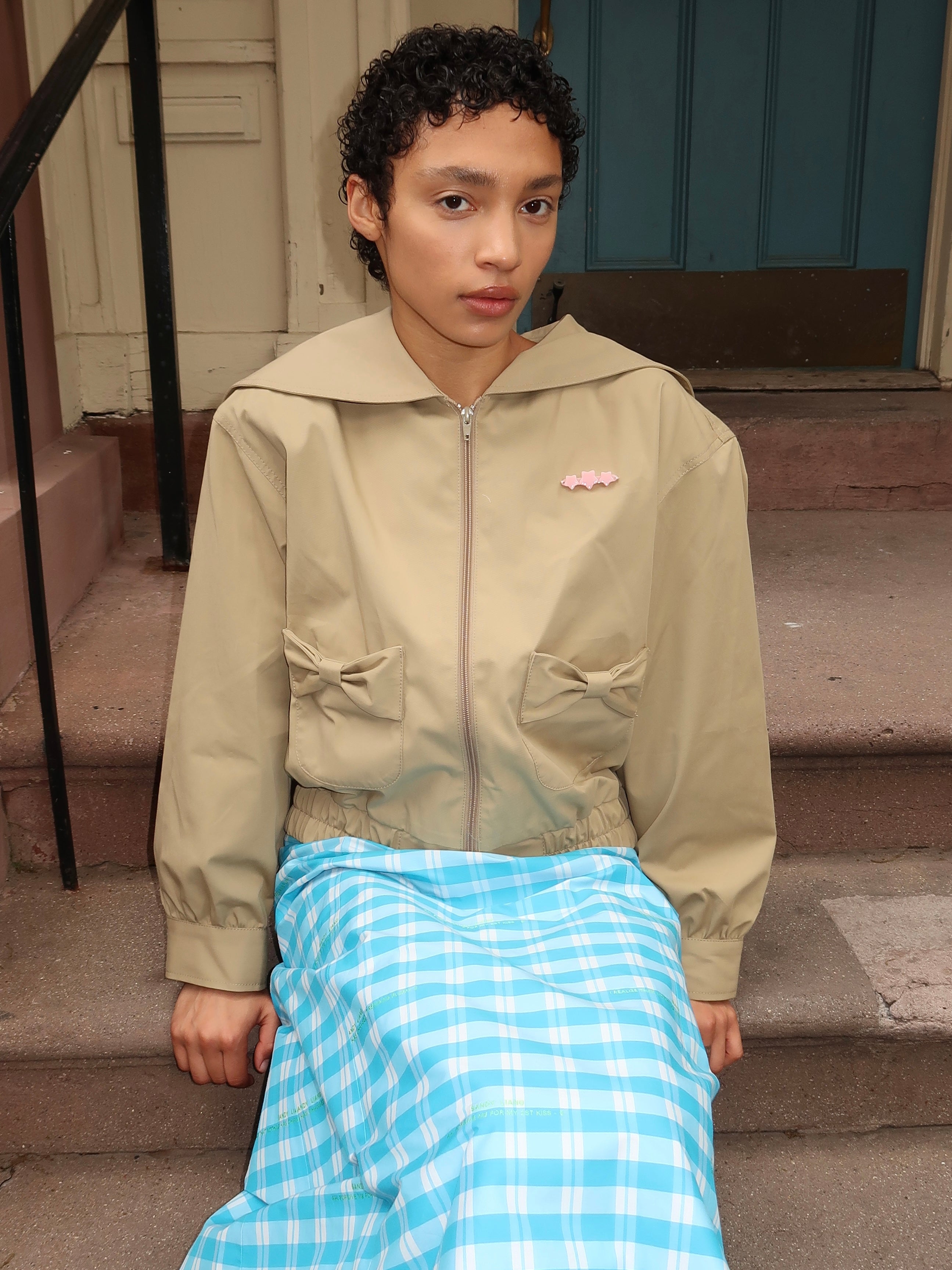 Farro Jacket in Sand