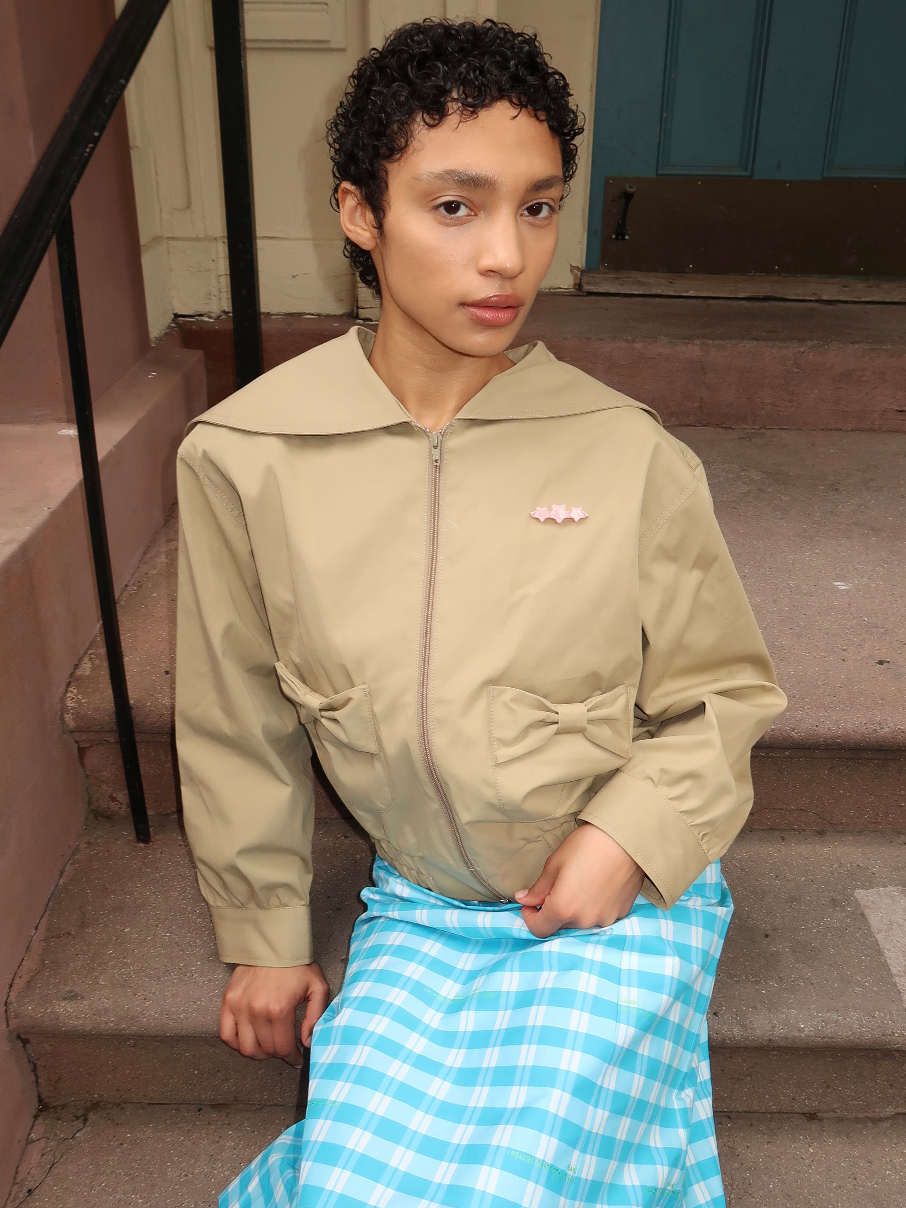 Farro Jacket in Sand