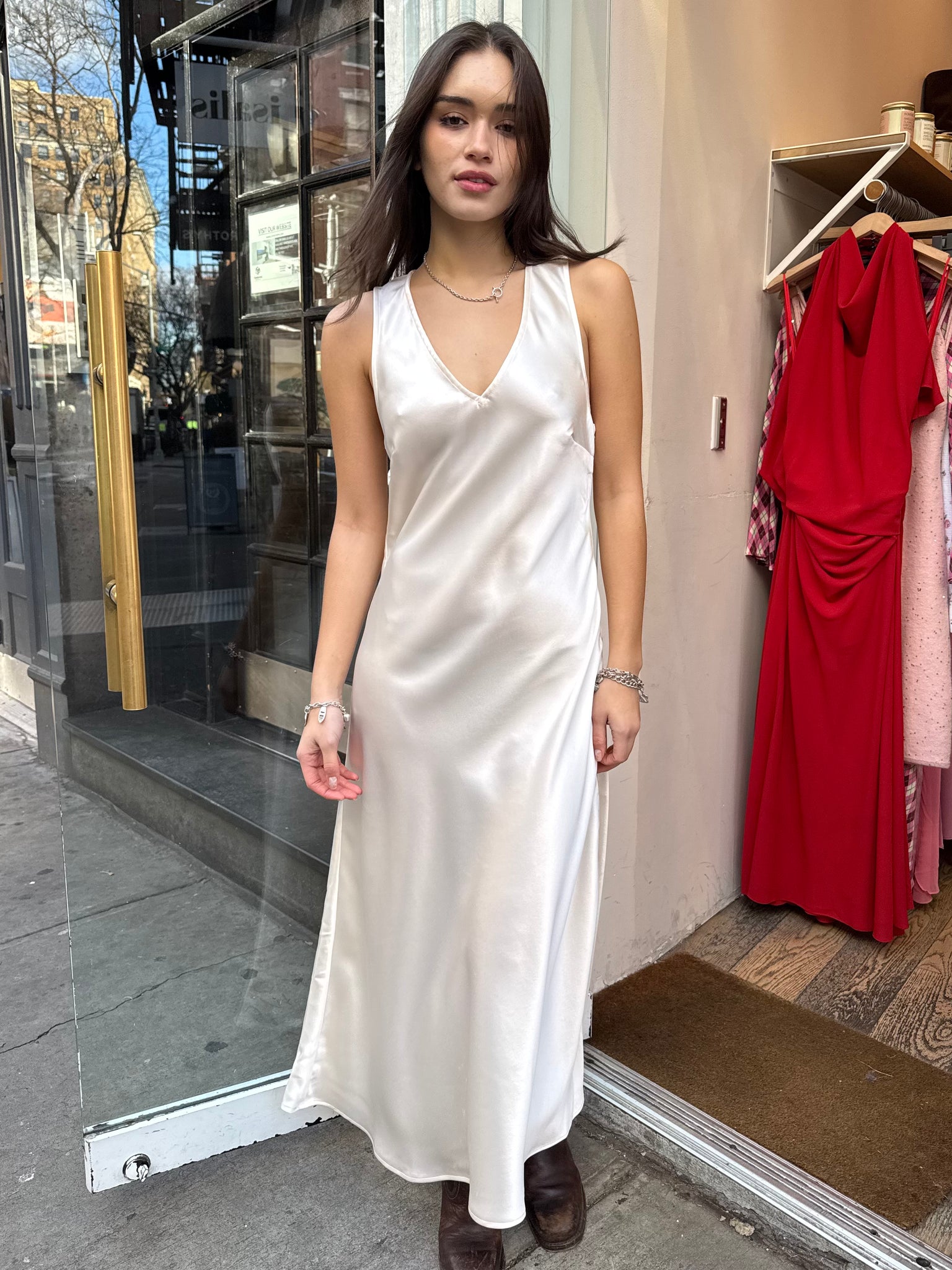 Ellora Dress in Ivory Isalis Ellora Dress in Ivory Isalis