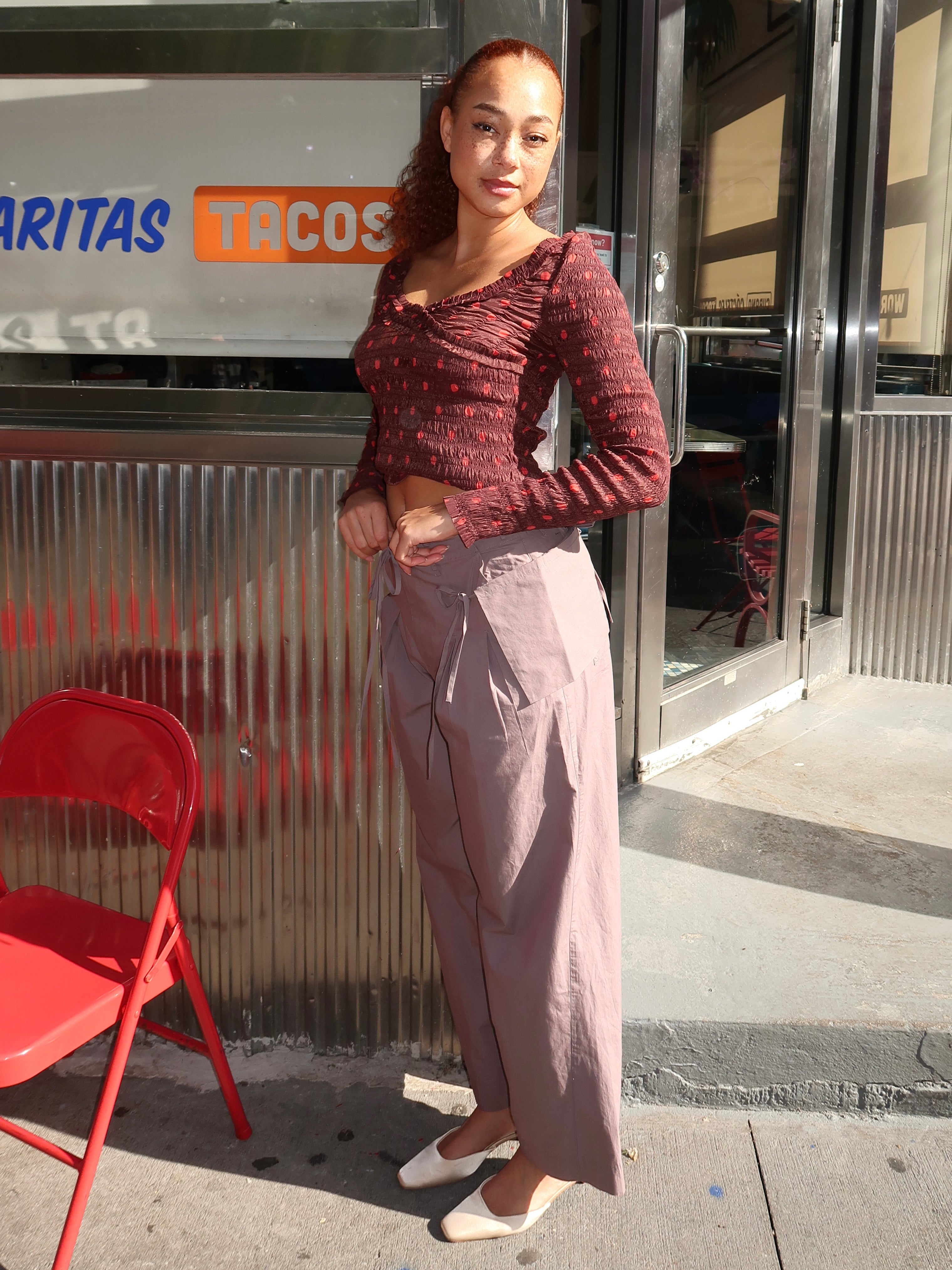 Tatiana Trouser in Grey