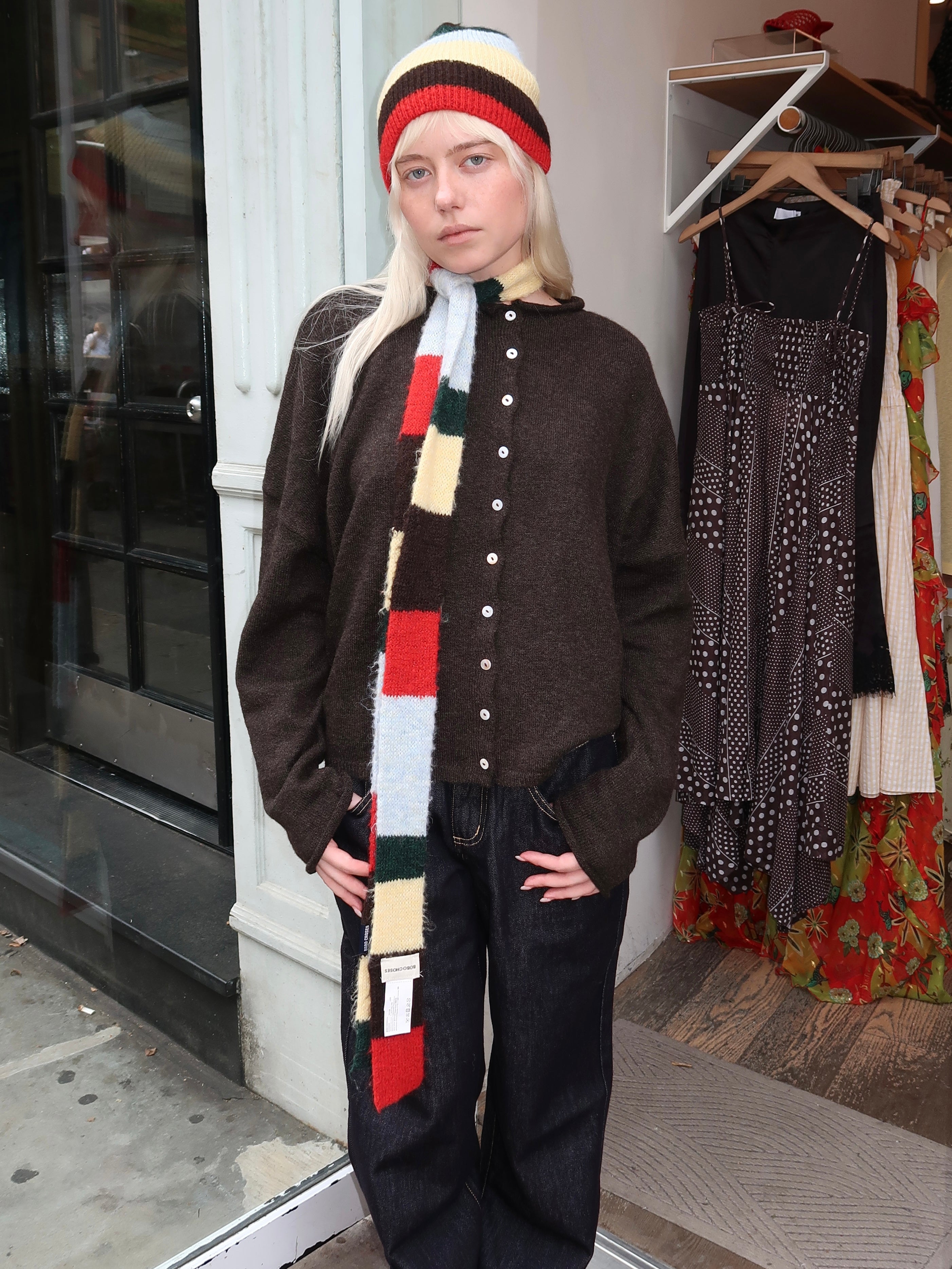 Striped Scarf in Multicolor