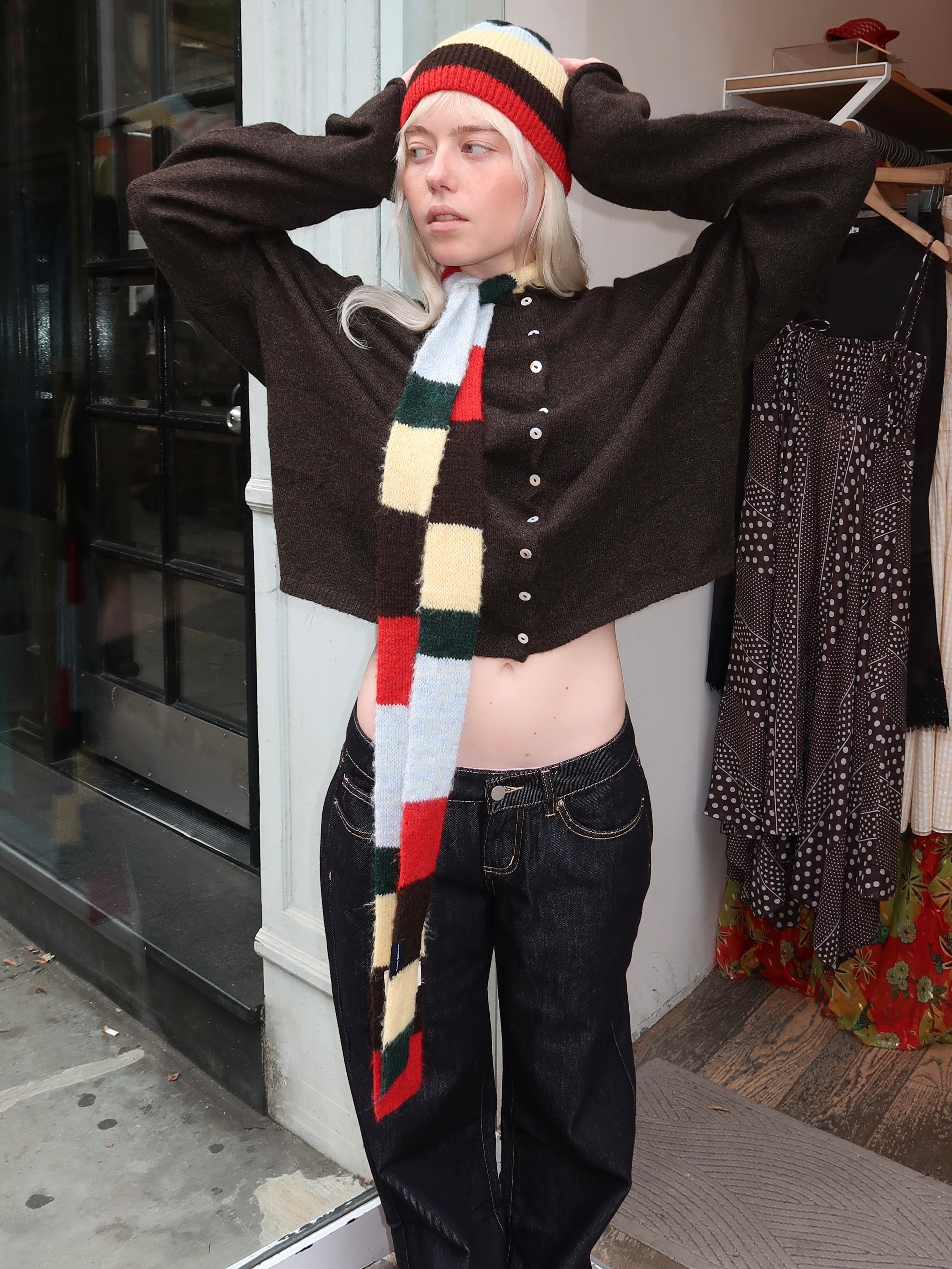 Striped Scarf in Multicolor