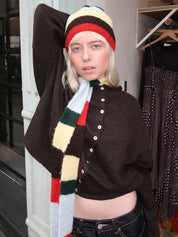 Striped Beanie in Multicolor