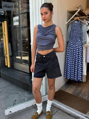 V-Waist Short in Bounce