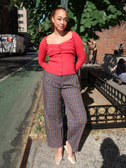 Fia Trouser in Multi Check