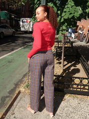 Fia Trouser in Multi Check