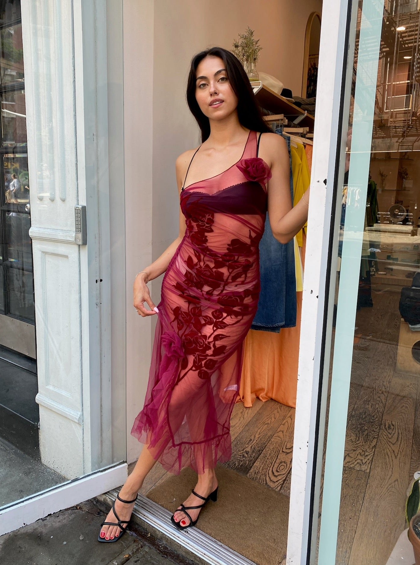La Belle Dress in Rouge
