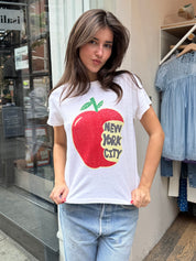 Classic Tee NYC in Vintage White