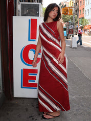 Taylor Maxi Dress in Hydra Stripe
