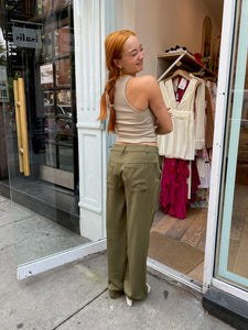Twill Carpenter Pants in Rosemary