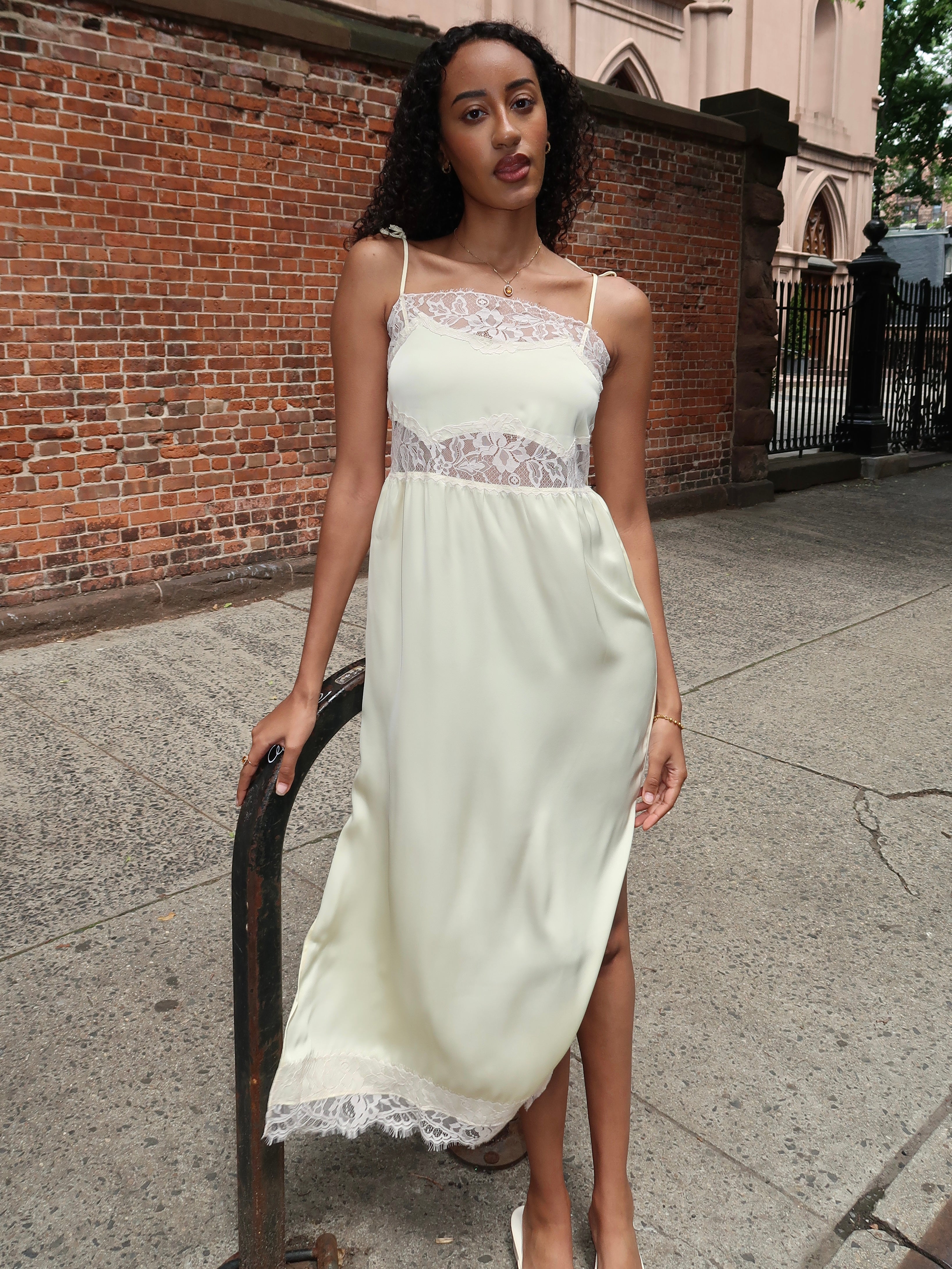 Morris Midi Dress in Lucia Lace
