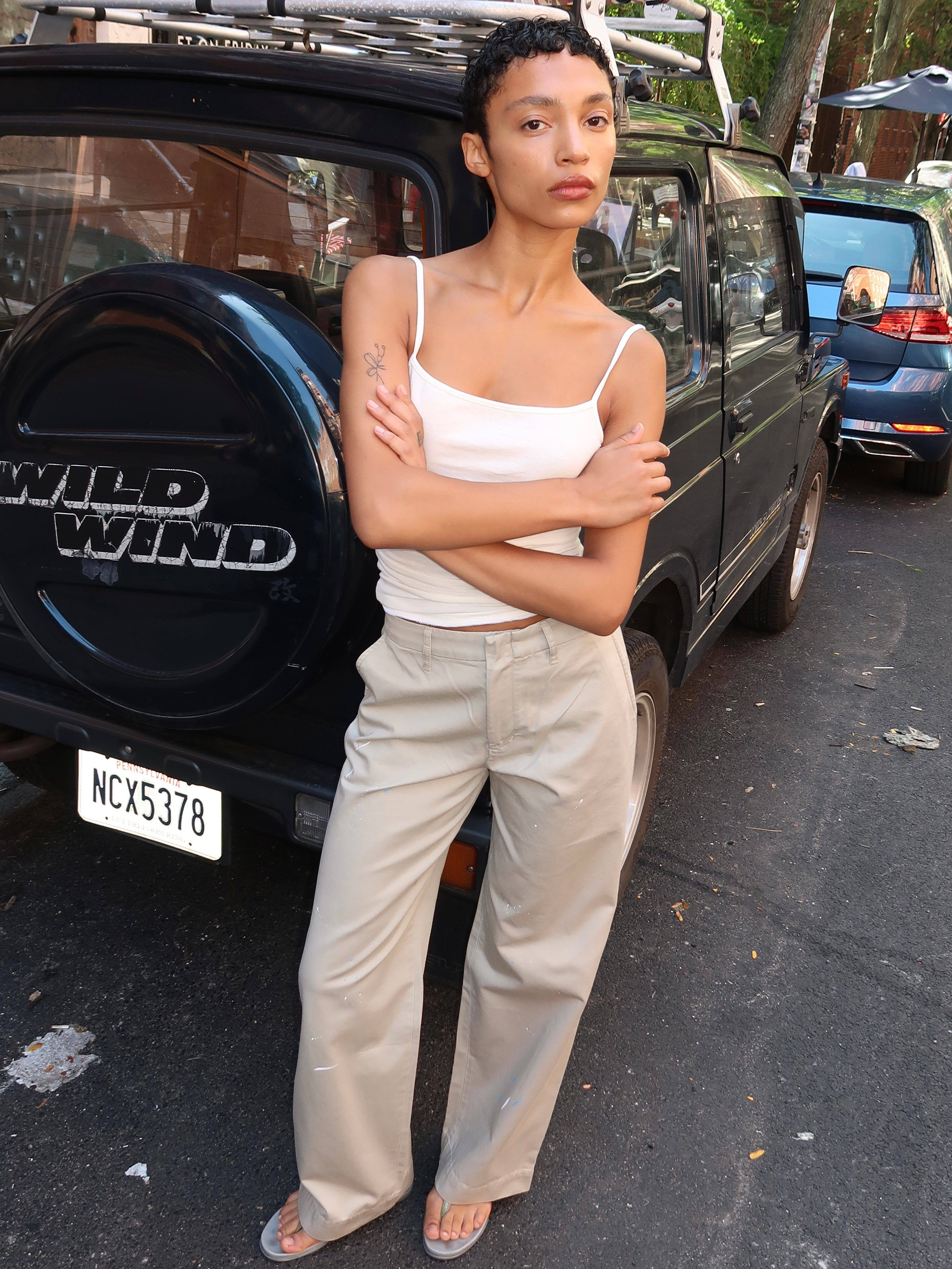 Painter Slacks in Khaki