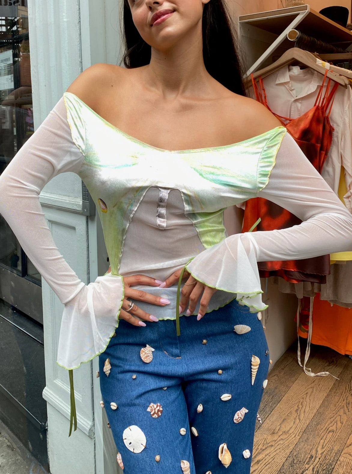 Luna Blouse in White