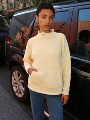 Snap Collar Sweater in Butter