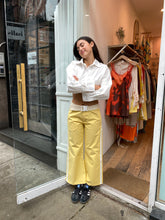 Load image into Gallery viewer, Varsity Pant in Yellow
