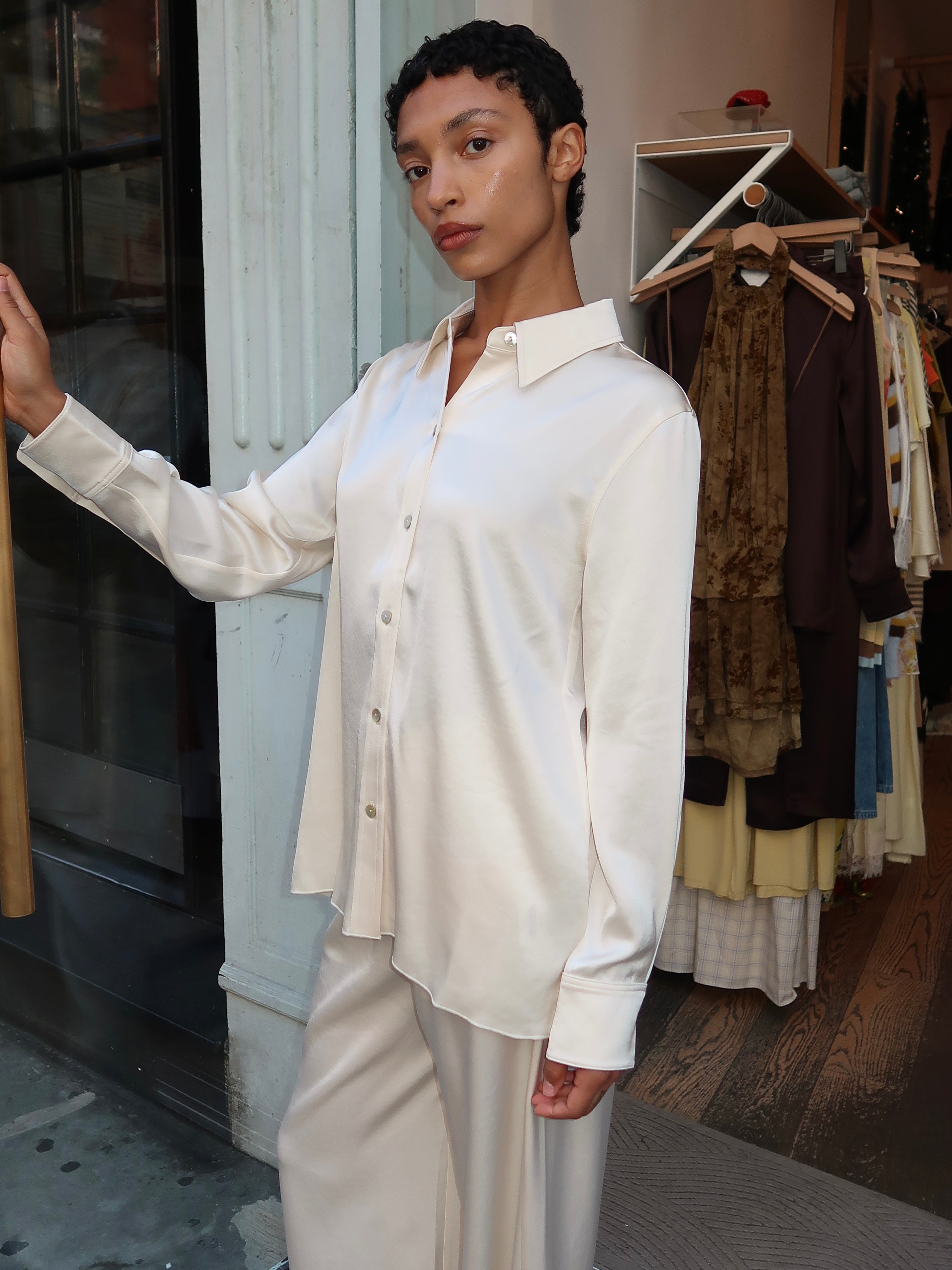 Tullah Shirt in Cream