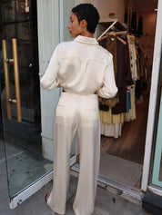 Brynn Trouser in Cream
