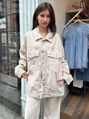 Reworked Wayne Jacket in Rice Grass
