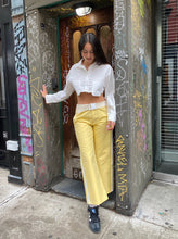 Load image into Gallery viewer, Varsity Pant in Yellow
