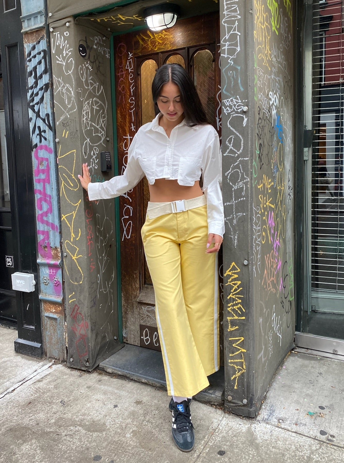 Varsity Pant in Yellow