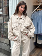 Reworked Wayne Jacket in Rice Grass
