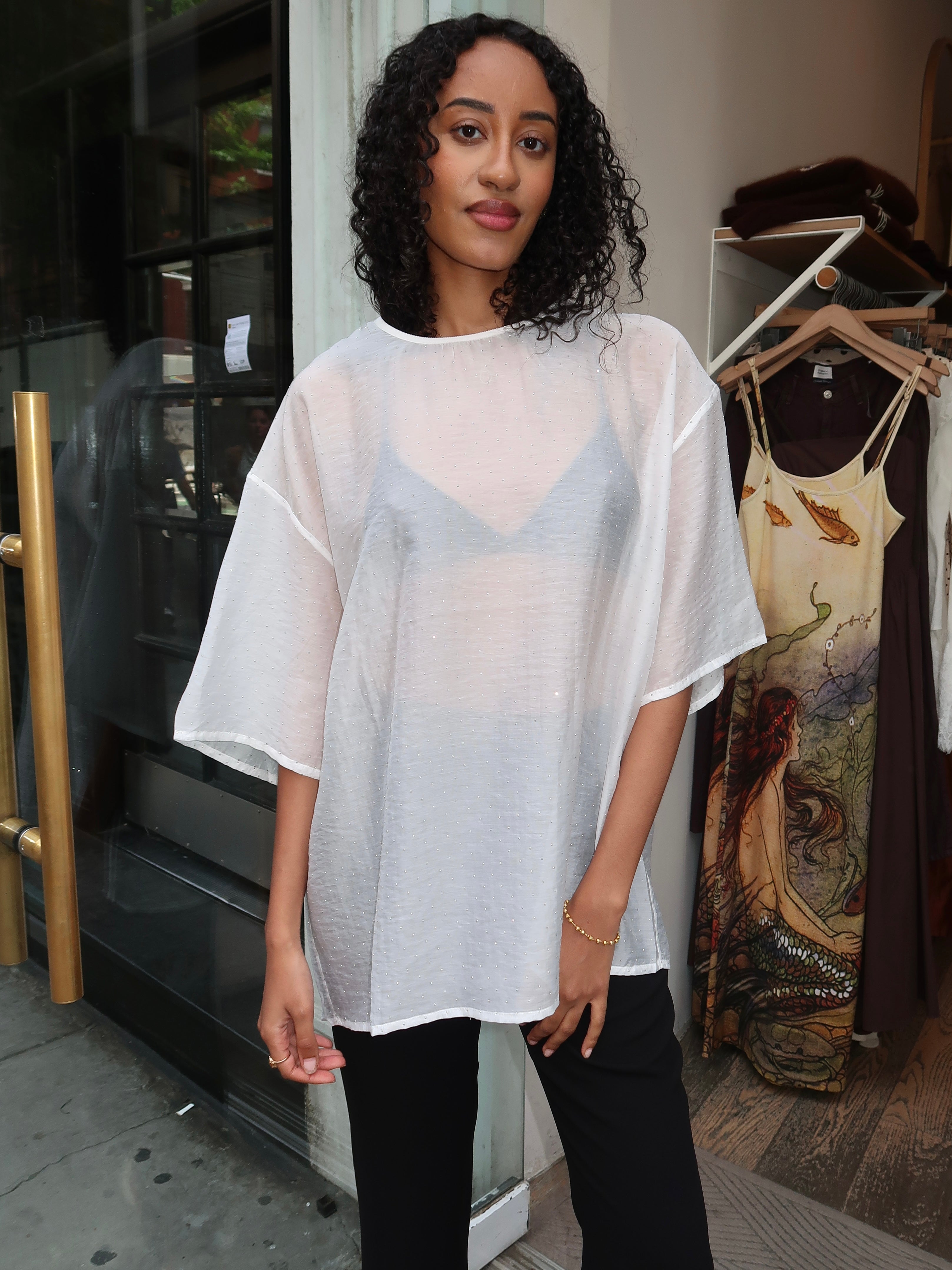 Cor Top in White