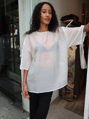 Cor Top in White