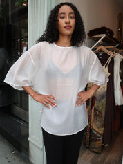 Cor Top in White