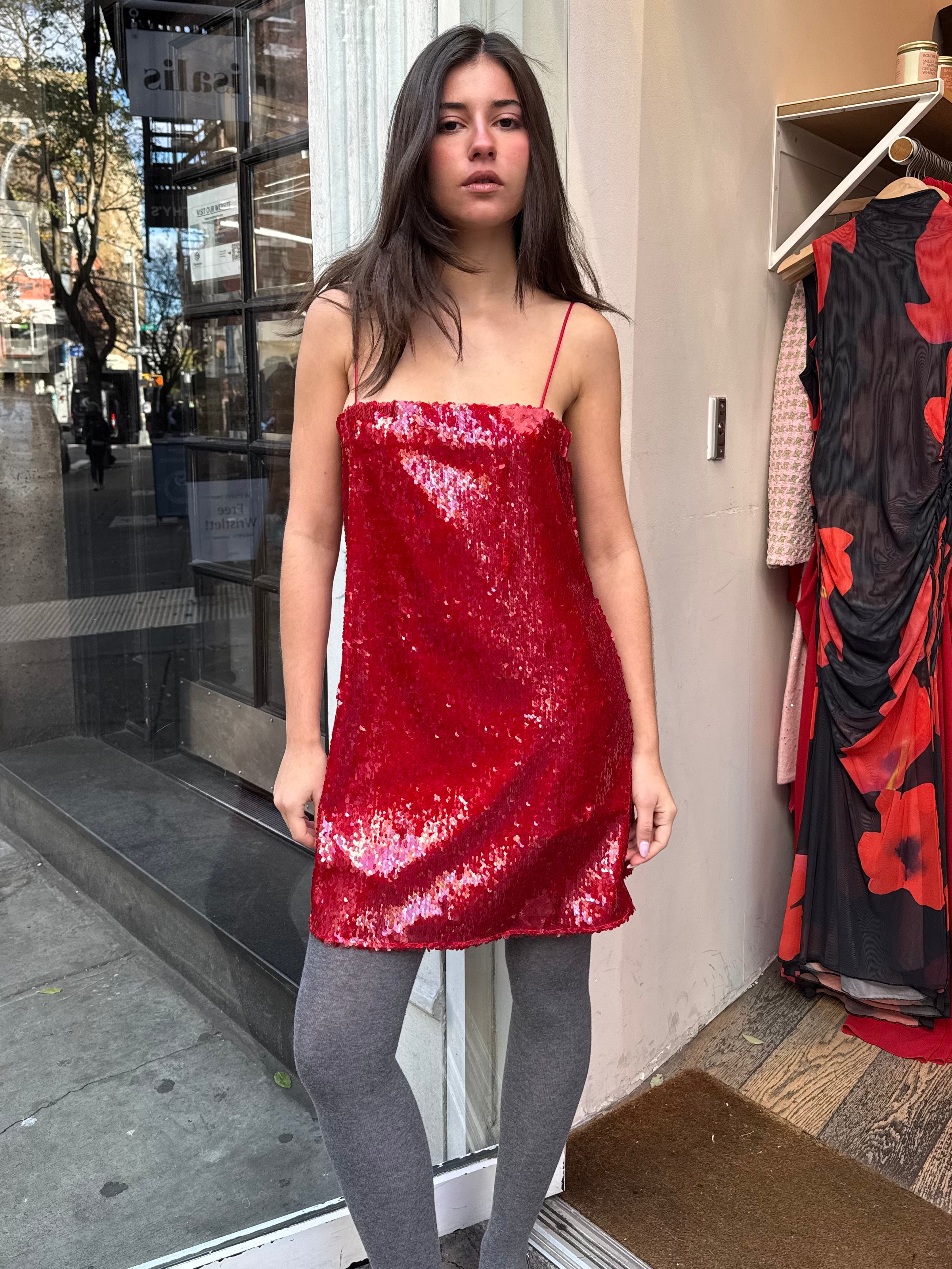 Ronja Dress in Red