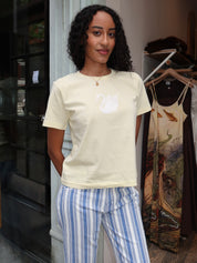 Godiva T-Shirt in Vanilla