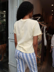 Godiva T-Shirt in Vanilla