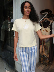 Godiva T-Shirt in Vanilla