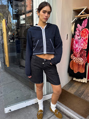 Cool Shorts in Washed Black