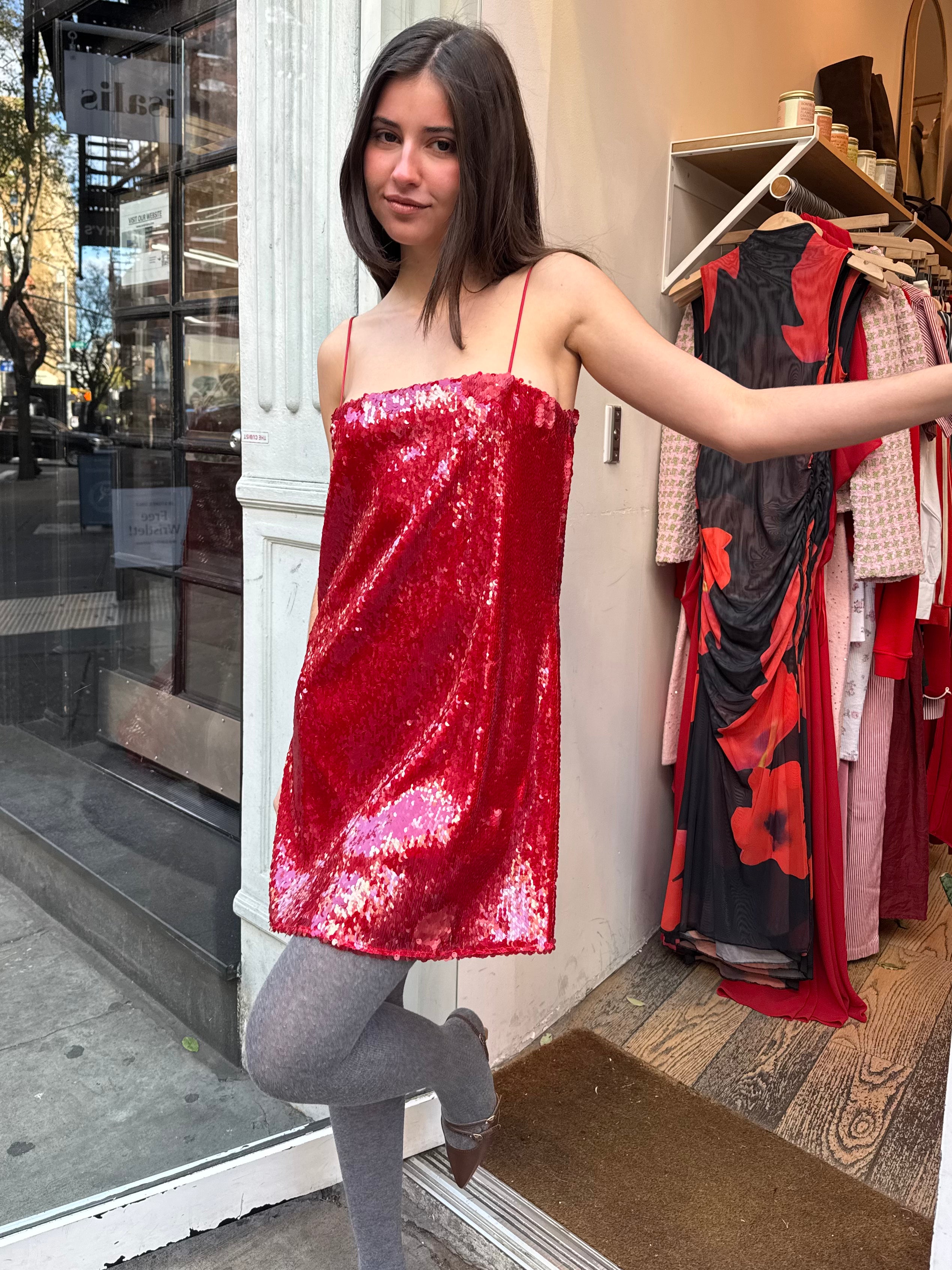 Ronja Dress in Red