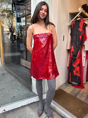 Ronja Dress in Red