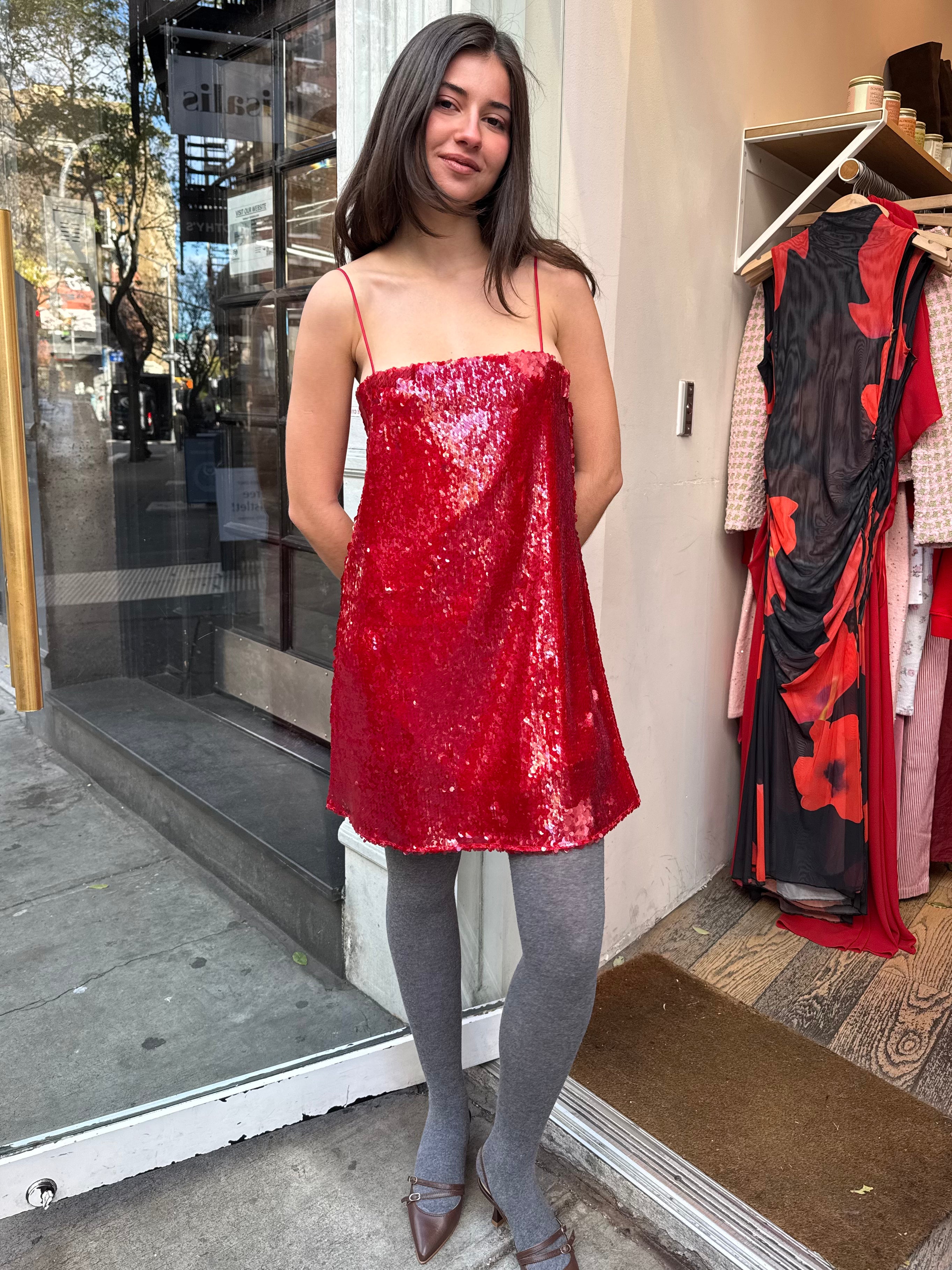 Ronja Dress in Red