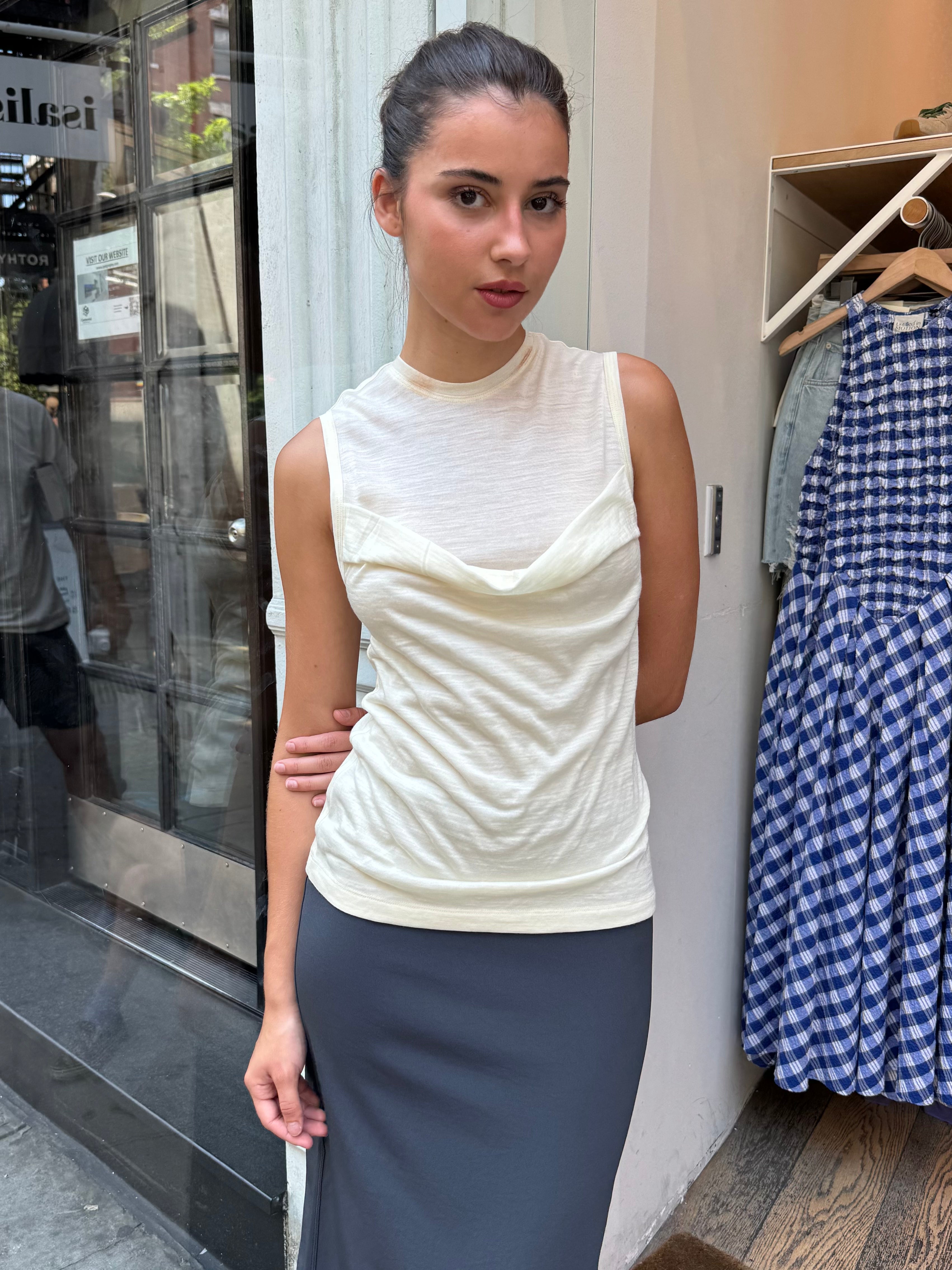 Orien Top in Creme
